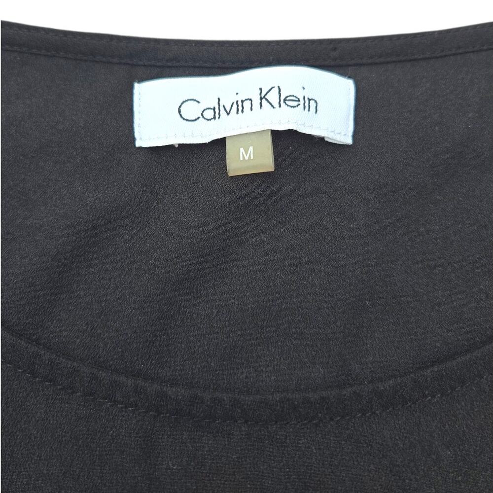 Calvin Klein | Striped Sleeveless Shirt w/Pop Art Design | Size Medium - Picture 2 of 3
